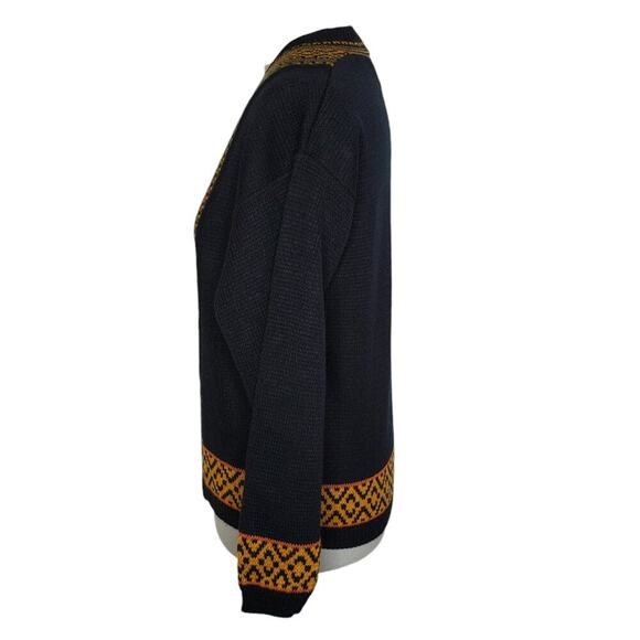 Code Zero Intensity double breasted acrylic cardigan, size 8, Retro, Grandpacore - Picture 2 of 7